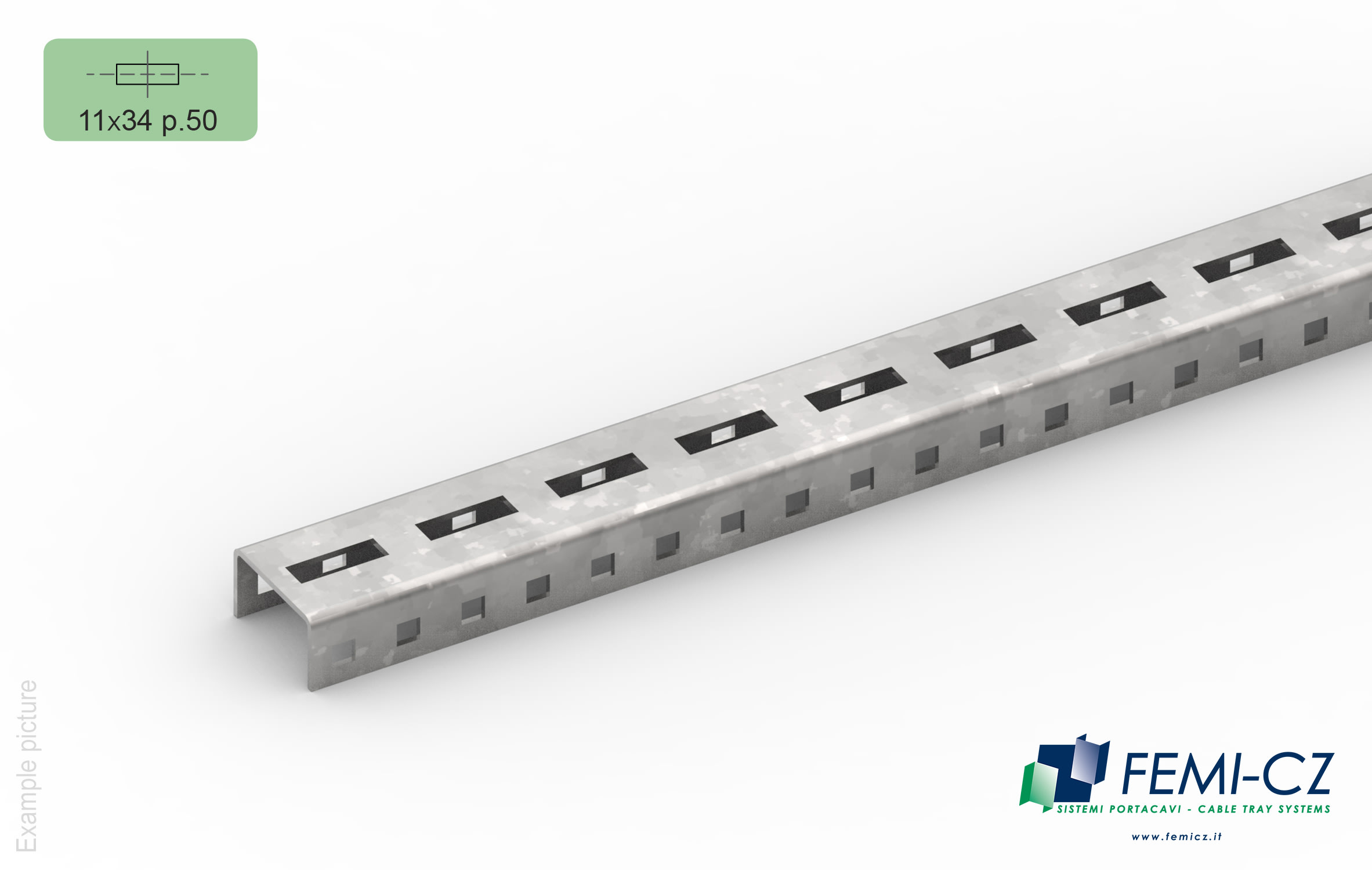 FEMI-CZ SPA - FCZA0Z34J3F050M PROFILATO 34-C 11-50 50X30-2.0 3M Z