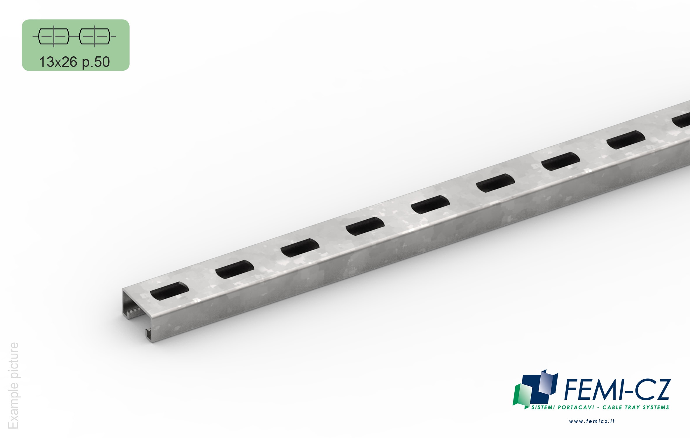 FEMI-CZ SPA - FCZA0Z40R3D040M PROFILATO UR1 F.BASE 40X22-2.0 3M Z