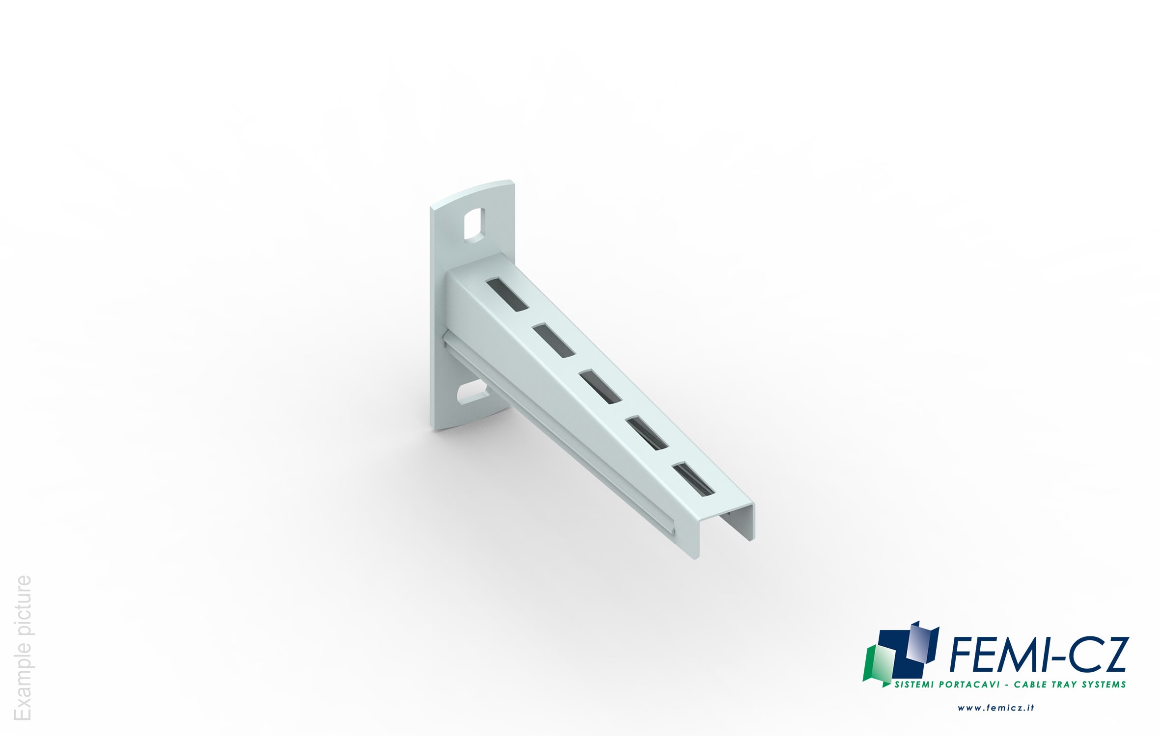 FEMI-CZ SPA - FCZA0E57S7J100KS MENSOLA 57S BI-BAND 100(+20)X130X50 E