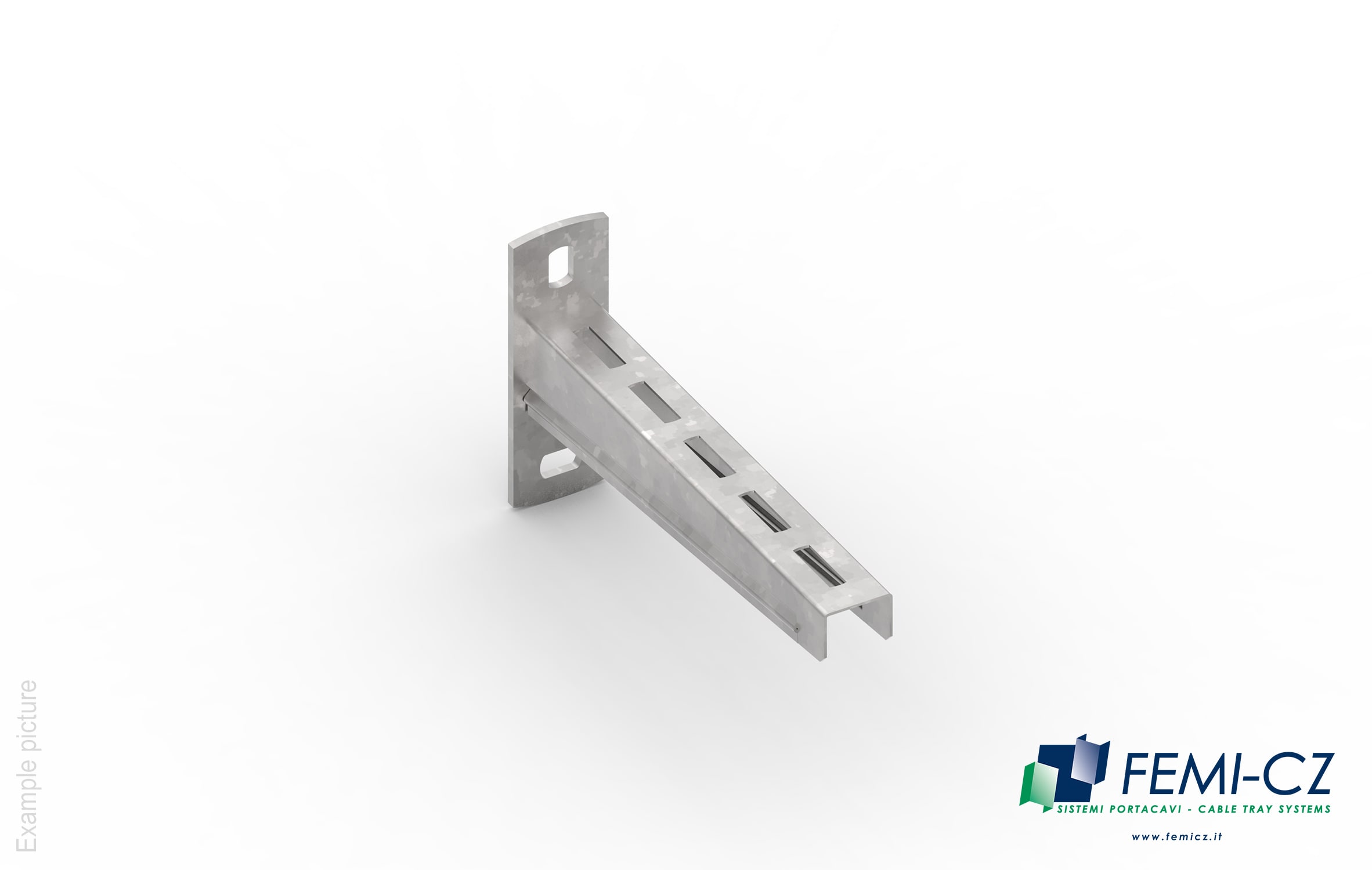 FEMI-CZ SPA - FCZA0Z57S7J100KS MENSOLA 57S BI-BAND 100(+20)X130X50 Z