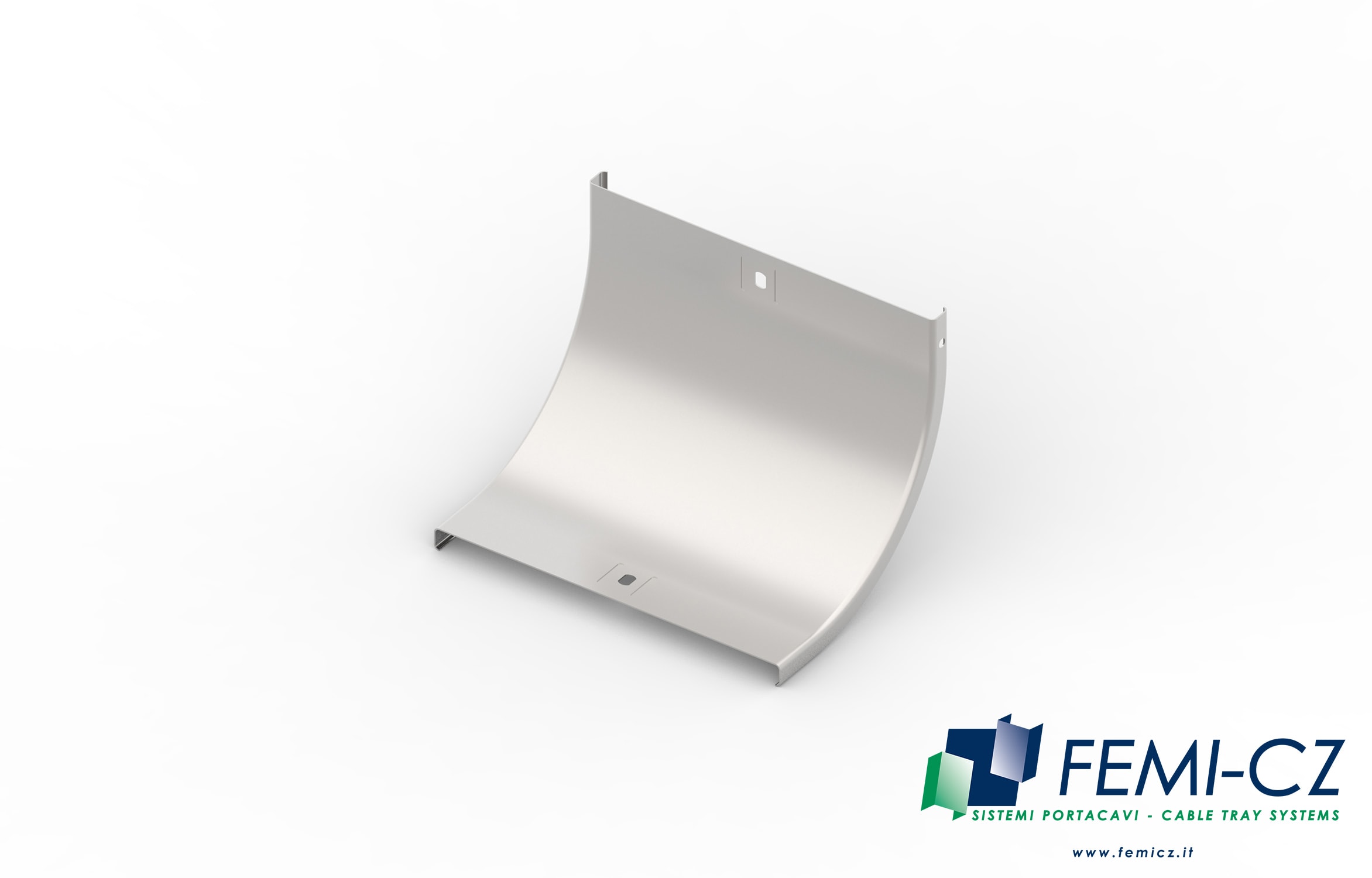 FEMI-CZ SPA - FCZA3I30G1P075D COPERCHIO CURVA 90 ALTO 75-R=100 I