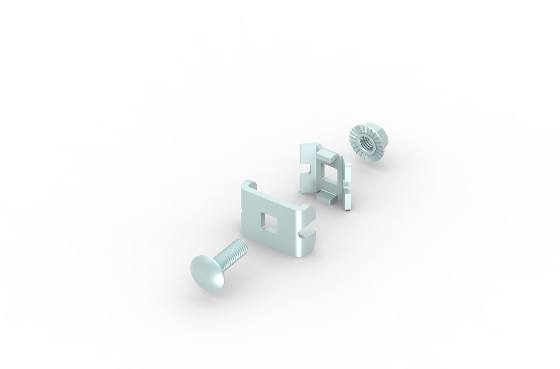 FEMI-CZ SPA - FCZB4E30 MORSETTO DI GIUNZIONE C-BULLONE M6X20 E