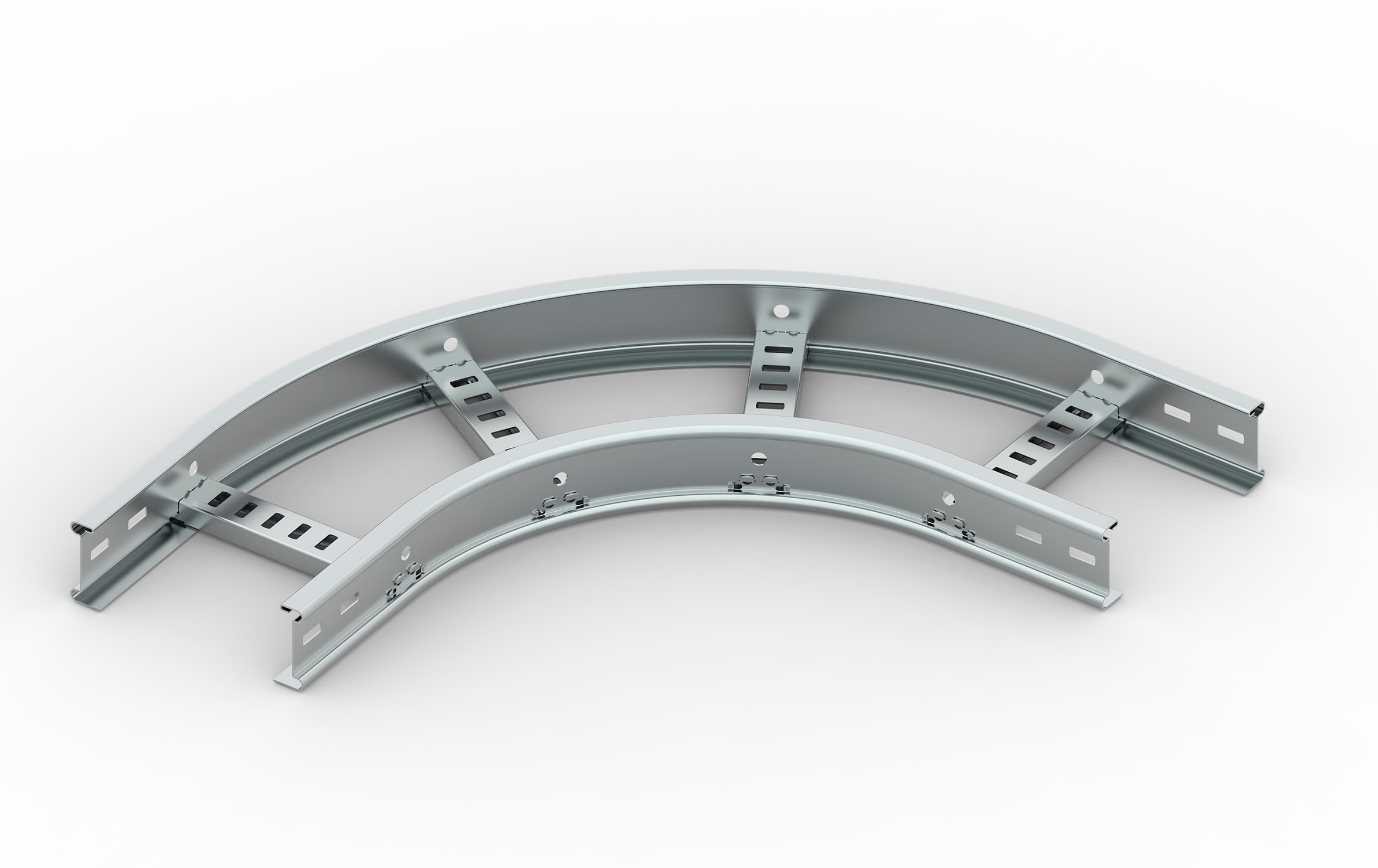 STEEL LINE CMS SRL - SFZ2S10C300 CURVA SCAL.90 PIANA 300X75 S