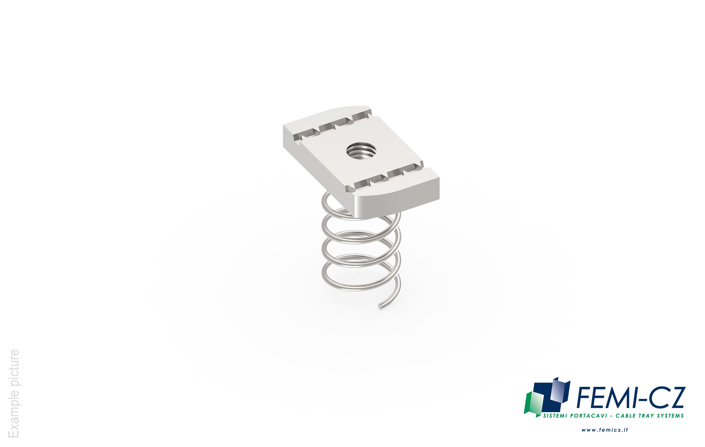 FEMI-CZ SPA - FCZD0Y27S10X40N DADO+MOLLA PER UR1 M10 AISI 316 100PZ Y