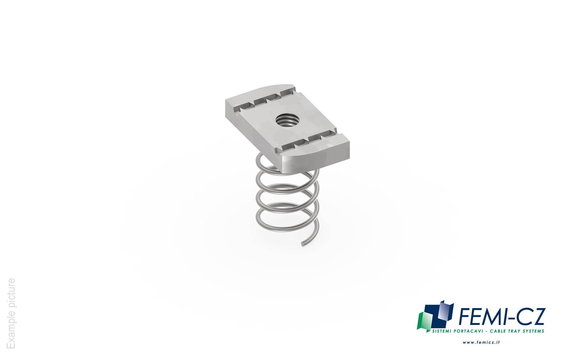 FEMI-CZ SPA FCZD0C27S10X40Z DADO+MOLLA PER UR1 M10 Z.CALDO 100PZ Z