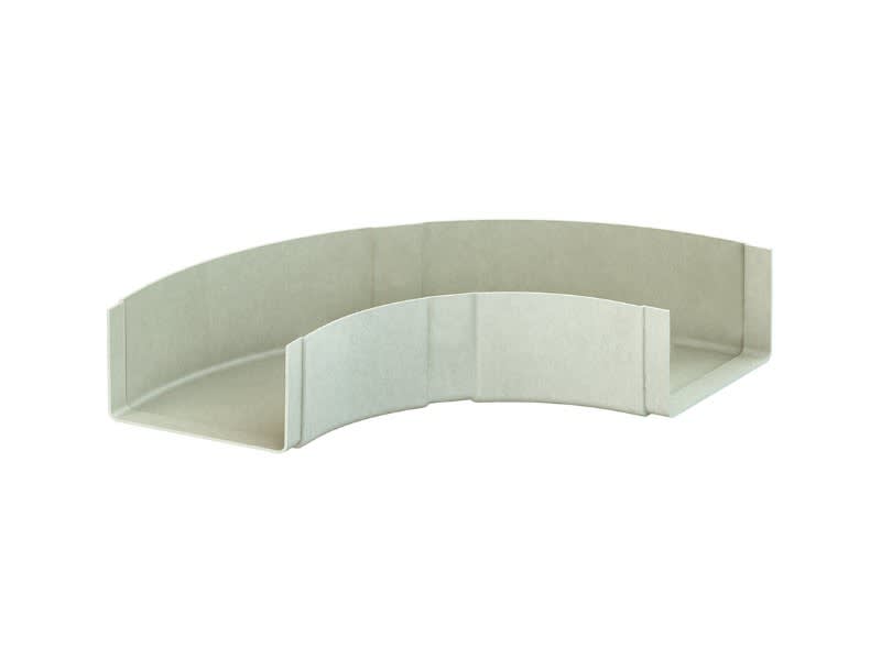 FEMI CZ - EBOE-KKB110.100 CURVA ORIZZ. 90 LARGO RAGGIO 100X110MM