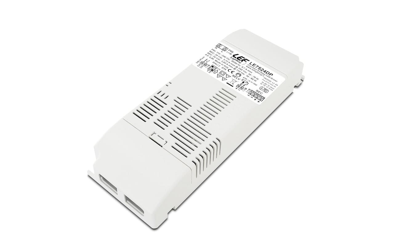 L.E.F. SRL - LEFLE7524DP ALIM.LED 75W 24VDC DIM.PUSH/1-10V/DALI