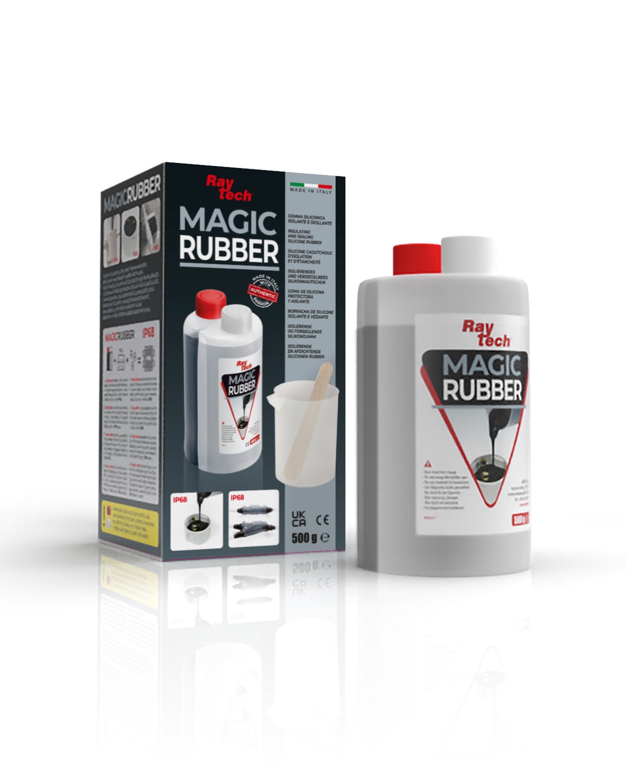 RAYTECH SRL - RYTMAGIC-RUBBER MAGIC RUBBER 2 BOTTIGLIE DA 250 GR
