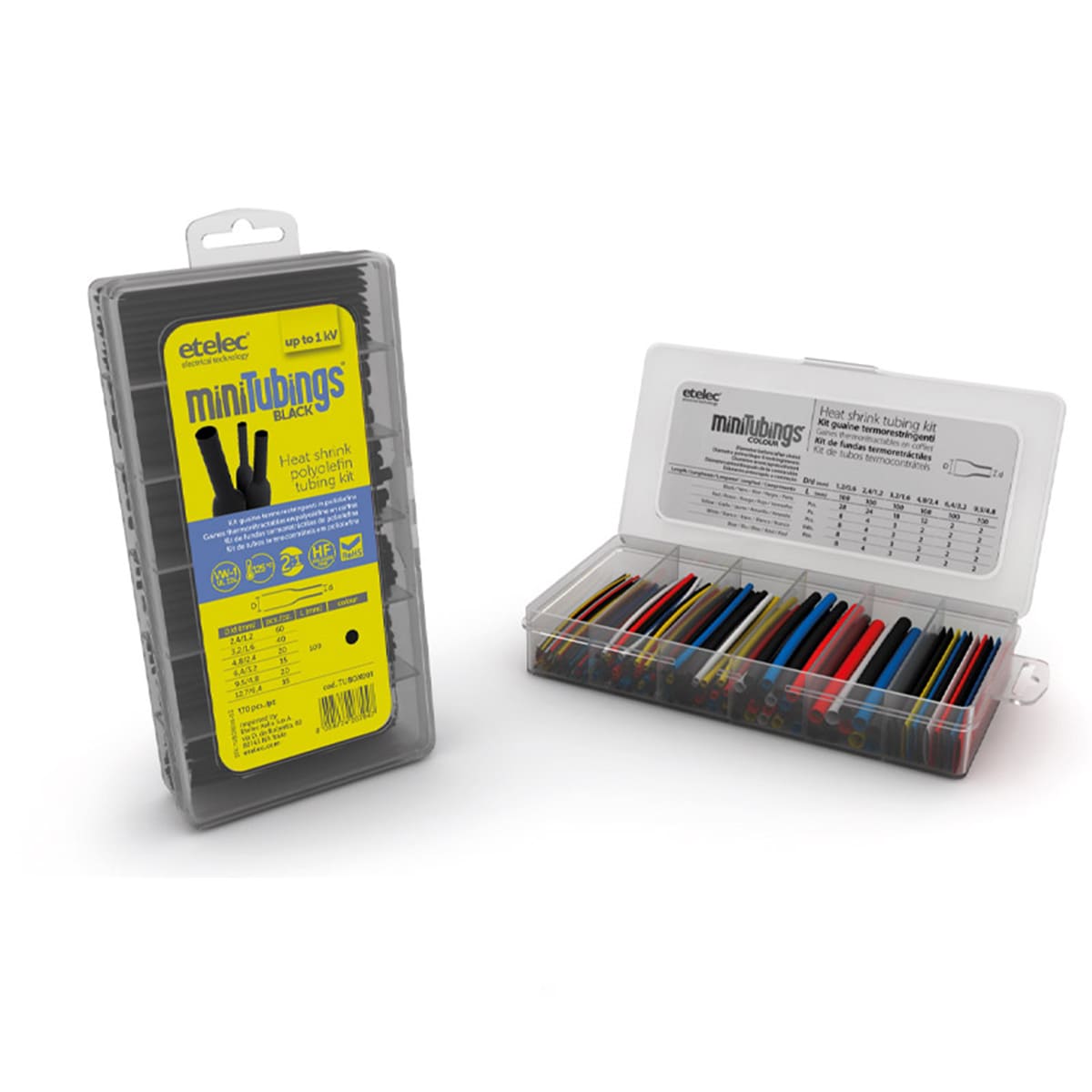 ETELEC ITALIA SPA ETLTUBOX002 GUAINA TERMORESTRINGENTE COLORATA BOX 17