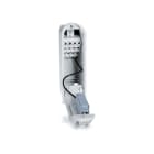 CONCHIGLIA - CON052394418 Serie MVV - Morsettiera da incasso palo a doppio isolamento, 4 poli, 1 fusibile, feritoia 45x186 mm