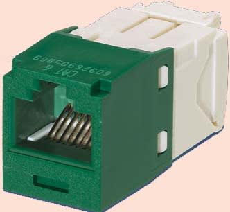 PANDUIT - PANCJ688TGGR PRESA MINICOM RJ45 UTP CAT. 6 VERDE