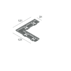 NOVALUX SPA - NOX103329.02 P-30 PCB: PROFILO DI CHIUSURA per GIUNTO a L molle incluse.