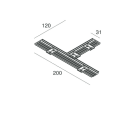 NOVALUX SPA - NOX103333.01 P-30 PCB: PROFILO DI CHIUSURA per GIUNTO a T molle incluse