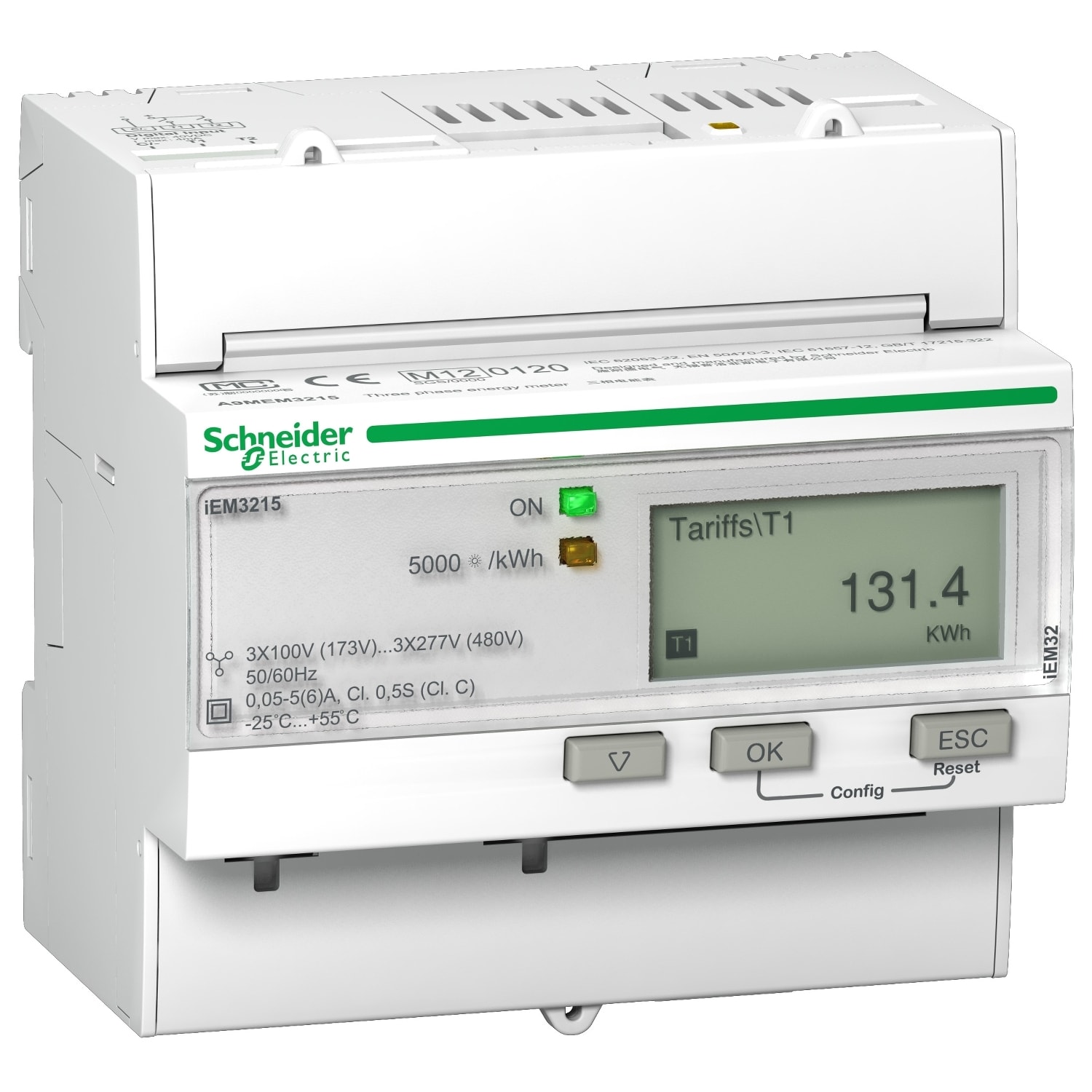 SCHNEIDER ELECTRIC SNRA9MEM3215 IEM3215 3P+N INS.TA, RES., RIP., MID, MT