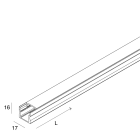 NOVALUX SPA - NOX16301.96 PROFILED: PROF. H.16 2M+OP.+2TEST+4CLIPS