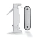 CONCHIGLIA - CON052502010 Serie RESET - Morsettiera + portello a filo palo diametro 88-94 mm, 4 poli, 1 fusibile