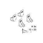 NOVALUX SPA - NOX104107.99 KIT MOLLE PER INSTALLAZIONE AD INCASSO.