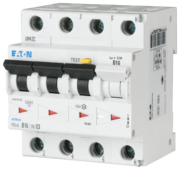 EATON MANIFACTURING - EAO170957 FRBM6-C16/3N/03-A MT-DIFF C16 4P 6KA 03-