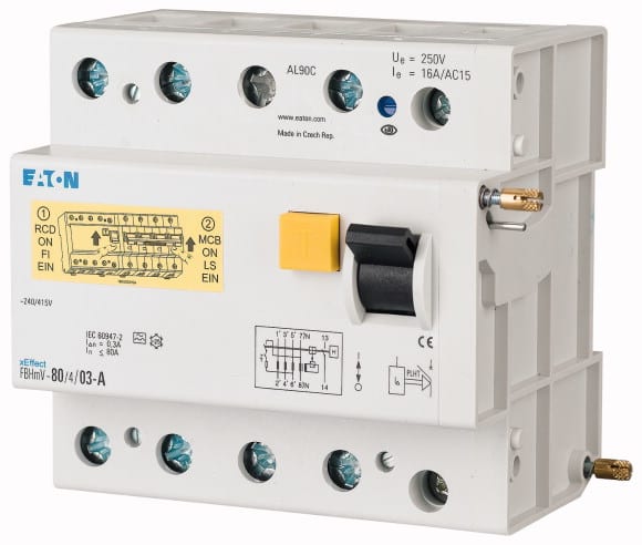EATON MANIFACTURING - EAO170131 FBHMV-80/4/03-A BLOCCO DIF 80A 4P 03-A