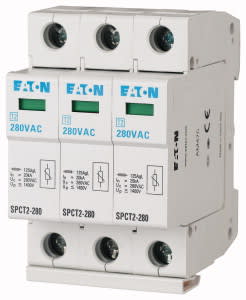 EATON MANIFACTURING - EAO167595 SPCT2-280/3 SCAR.C 280V 1,4KV 20/40KA 3P