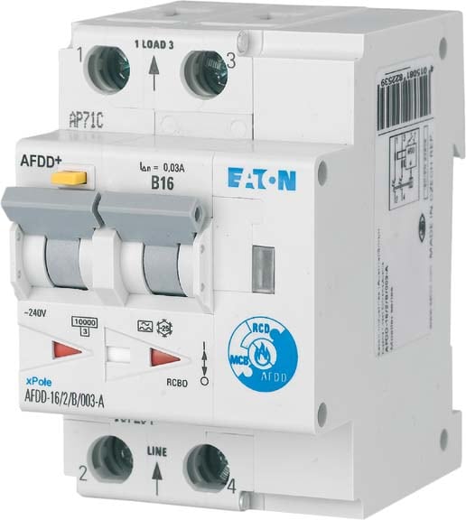 EATON MANIFACTURING - EAO187204 AFDD-16/2/B/003-A AFDD 2P B16 10KA 0,03A