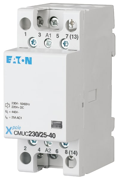EATON MANIFACTURING - EAO137401 CMUC230/25-31 CONT. 230V AC/DC 25A 3NA+1