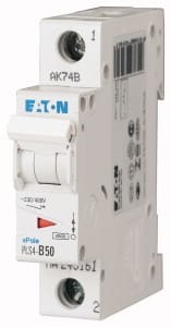EATON MANIFACTURING - EAO243187 PLS4-C50 INT. MT 4,5KA 1P C 50A
