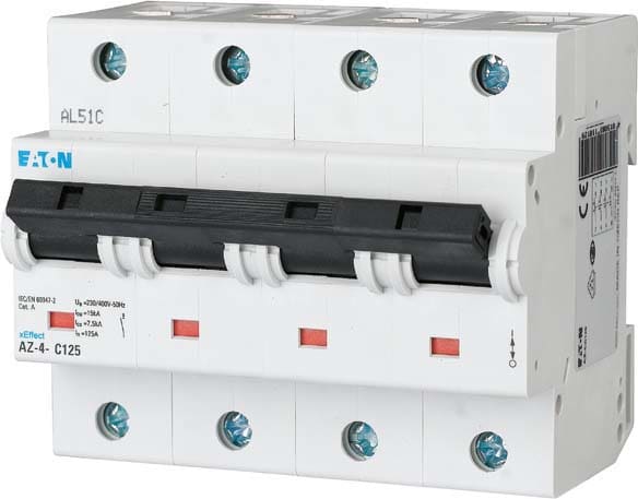 EATON MANIFACTURING - EAO174542 AZ-4-D25 INT. MT 25KA 4P D 25A