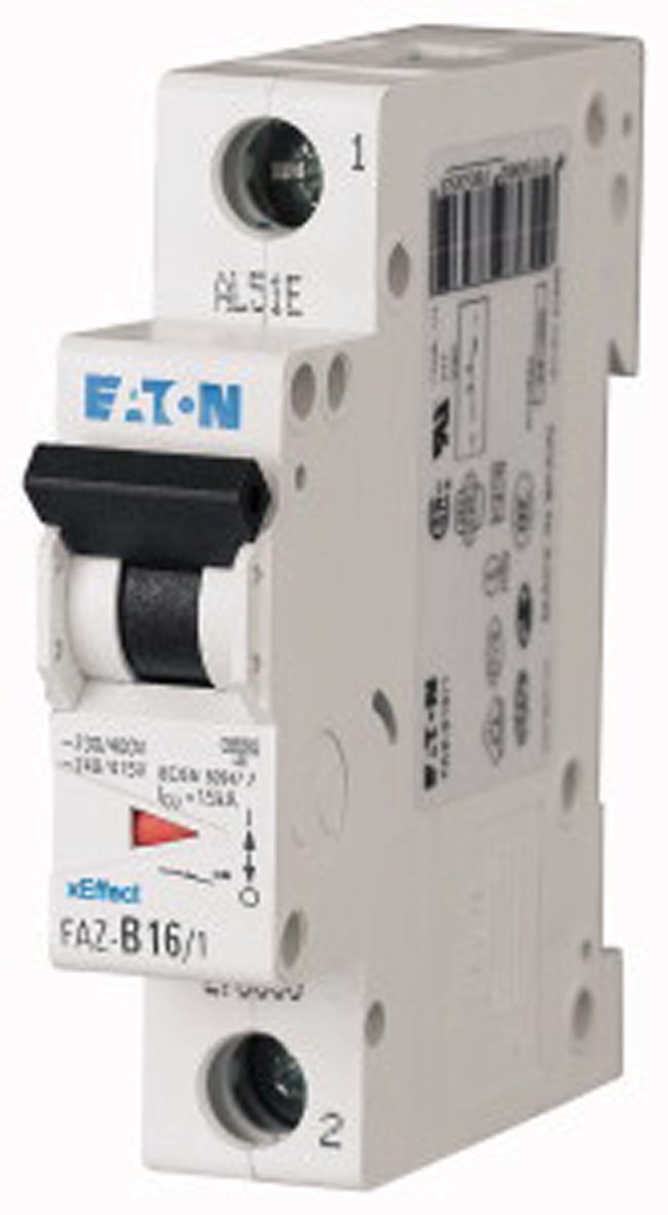 EATON MANIFACTURING - EAO278597 FAZ-K10/1 INT. MT 15KA 1P K 10A