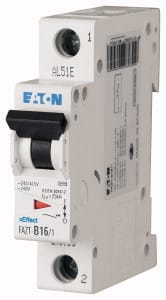 EATON MANIFACTURING - EAO240795 FAZT-B16/1 INT. MT 15KA 1P B 16A