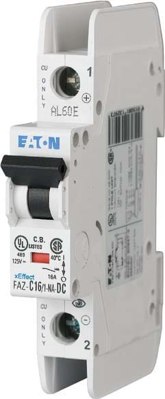 EATON MANIFACTURING - EAO113754 FAZ-C4/1-NA-DC INT. MT 10KA 1P C 4A DC N