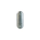 CONCHIGLIA - CON052100153 Serie SMY - Portello in alluminio per palo diam. 101-114 mm, feritoia 38x132 mm, testate semitonde