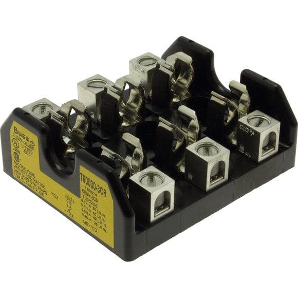 EATON MANIFACTURING - EAOT60030-3CR T60030-3CR BUSS FUSEBLOCK WAS 1B0074