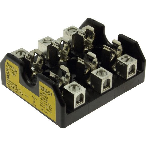 EATON MANIFACTURING - EAOT60030-3CR T60030-3CR BUSS FUSEBLOCK WAS 1B0074