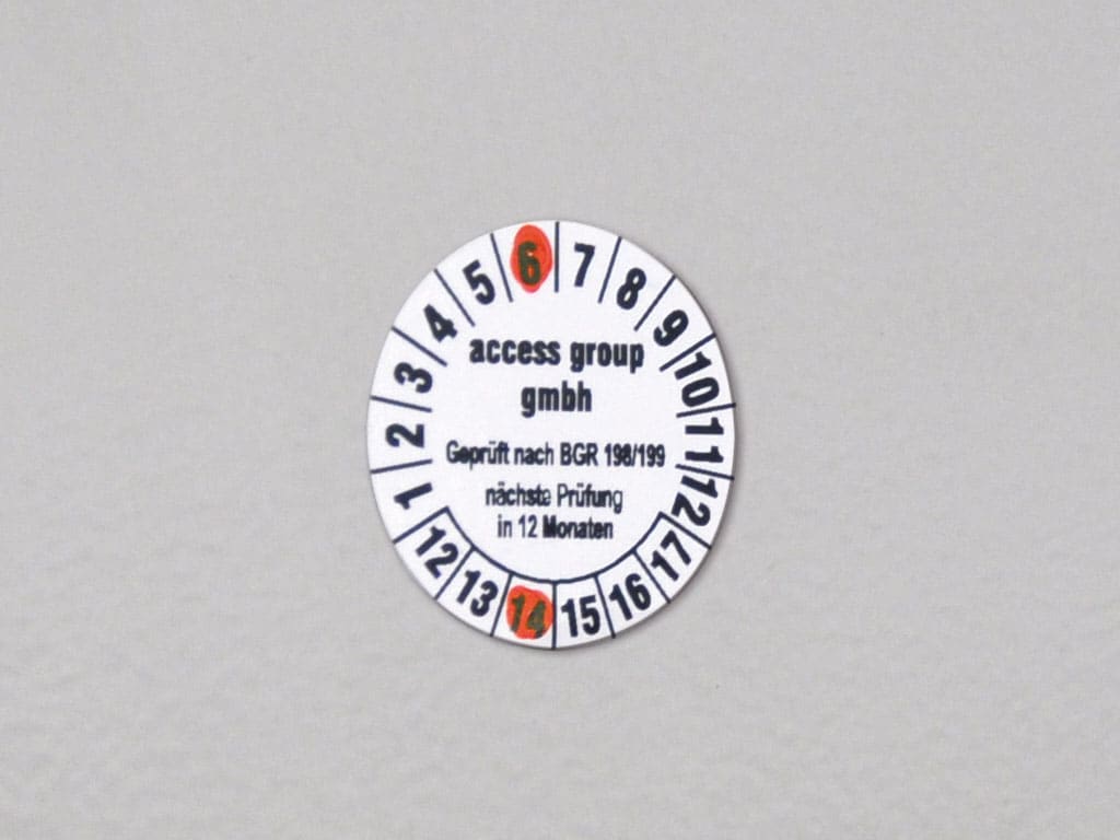 CEMBRE S.P.A. - CEM990858 TARGA MG-SIGNS PVCA ROSSA TONDA 40 MM.