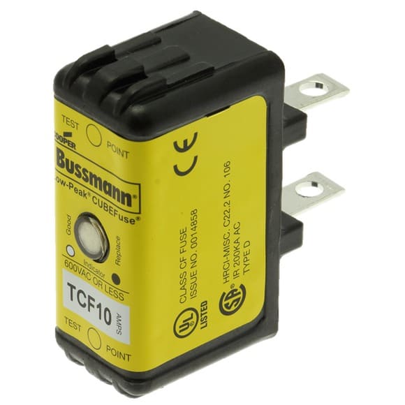 EATON MANIFACTURING - EAOTCF10 TCF10 FUS. NA, CUBEFUSE, 10A, 600VAC/300