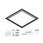 NOVALUX SPA - NOX102028.99 KIT PER INSTALLAZIONE AD INCASSO A RASAMENTO 600x600.