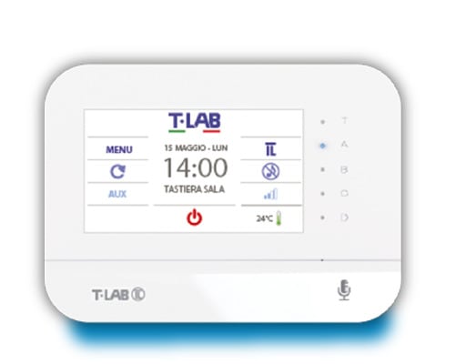 AUTOMA SRL ( T- LAB) - TBLQ-TOCK TASTIERA TOUCH 4.3 AUDIO/BUS485/PROXY RF