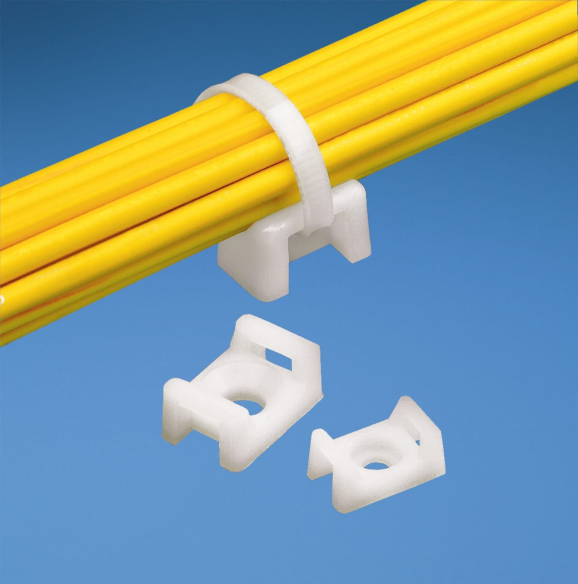 PANDUIT - PANTM1S6-C TIEMNT,.32INW,6SCREW,NYL,NAT,PK100