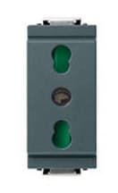 VIMAR S.P.A. - VIW17033 PRESA 2P+T 16A P17/11 GRIGIO