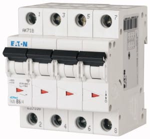 EATON MANIFACTURING - EAO239191 FAZ6-C1/4 INT. MT 6KA 4P C 1A