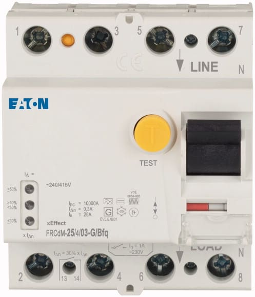 EATON MANIFACTURING - EAO167904 FRCDM-25/4/03-G/BFQ DIF.DIG 4P 25A 03-G/