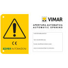 VIMAR SPA - VIWZX20 CARTELLO SEGNALETICO DI AVVERTENZA